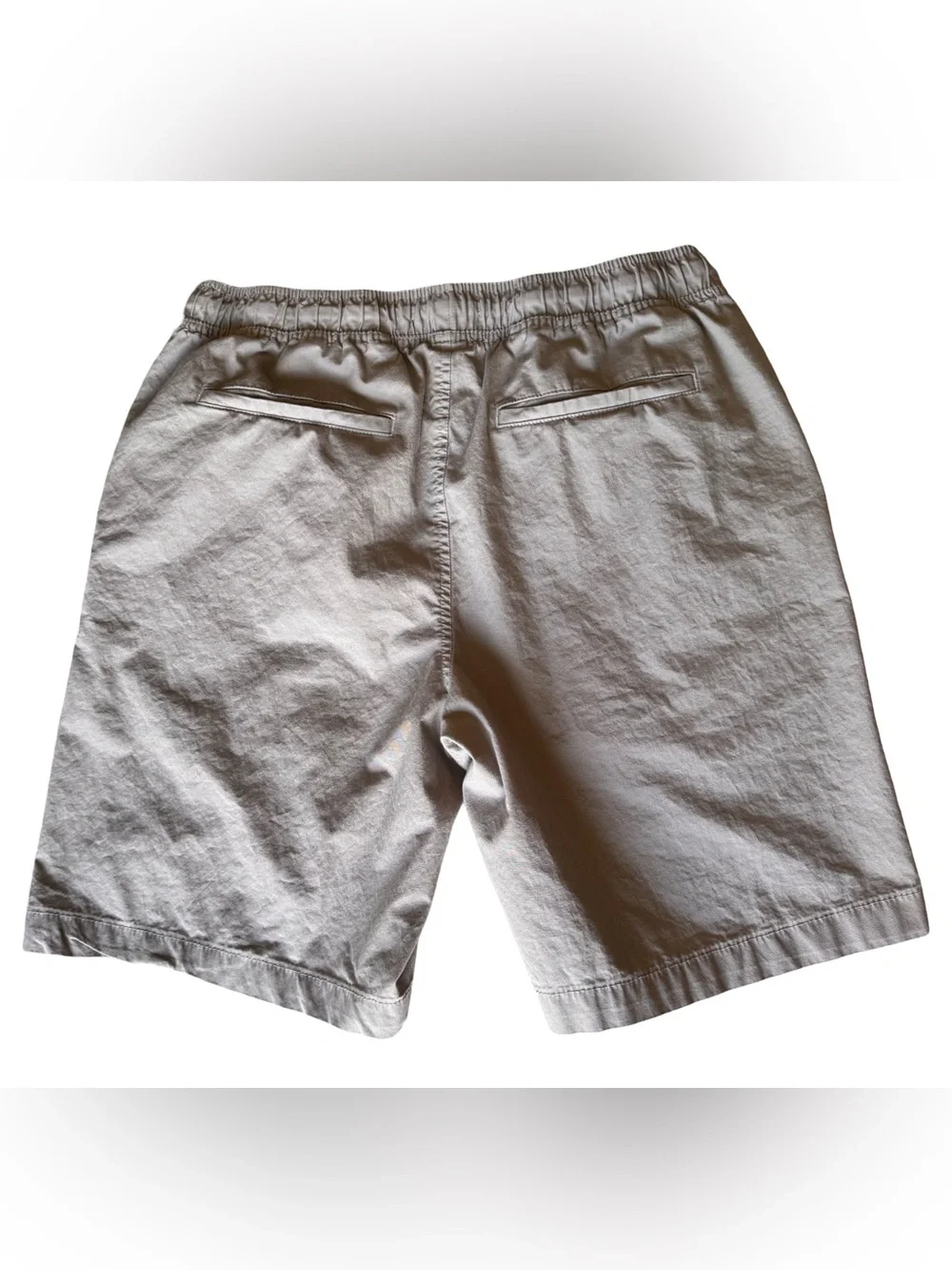 Banana Republic Organic Pull-On Shorts Men’s Medium Glacier Gray Relaxed